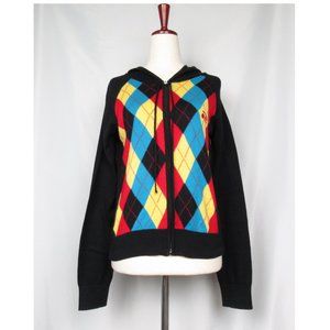 Rosasen Argyle Pima Cotton Golf Hoodie - Women’s XS